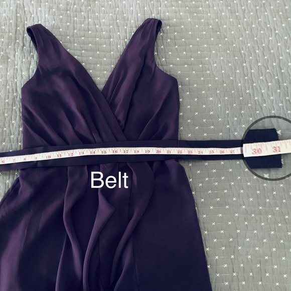 ✨💃👰🤵 White by Vera Wang V-Neck Wrapped Bodice Dress - Picture 14 of 16